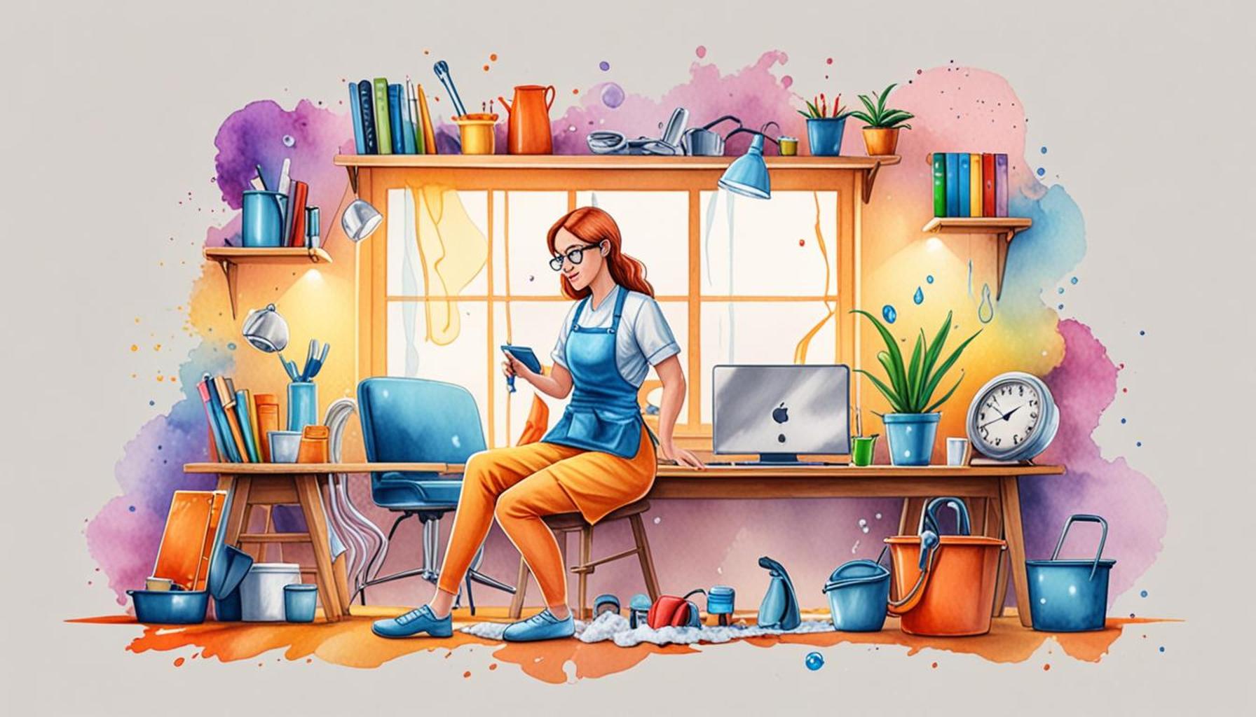 Integrating Technology in Time Management to Optimize House Cleaning